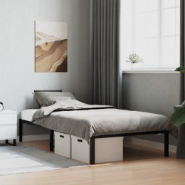 Metalowa rama łóżka, czarna, 100x190 cm Lumarko!