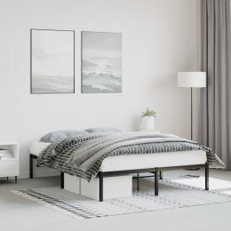 Metalowa rama łóżka, czarna, 140x200 cm Lumarko!