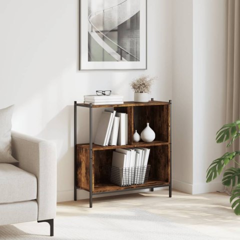 Regał, przydymiony dąb, 72x28x77,5 cm, materiał drewnopochodny Lumarko!