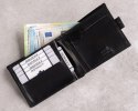 Skórzany portfel męski z systemem RFID zamykany na zatrzask - Rovicky Lumarko!