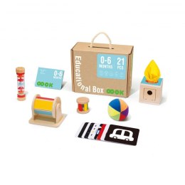 TOOKY TOY Box Pudełko XXL Montessori Edukacyjne 6w1 Sensoryczne 0-6 Mies Lumarko!