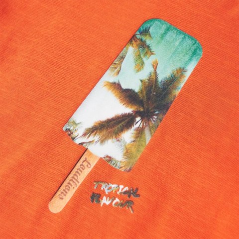 Koszulka dziecięca, ciemnopomarańczowa, 92 Lumarko! #