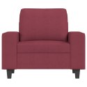 Fotel, winna czerwień, 60 cm, obity tkaniną Lumarko!
