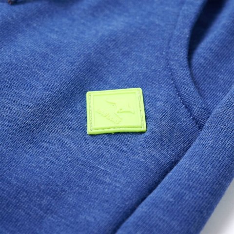 Dziecięce spodnie dresowe, granatowy melanż, 140 Lumarko!