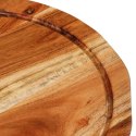 Deska do krojenia, Ø25x2,5 cm, lite drewno akacjowe Lumarko!