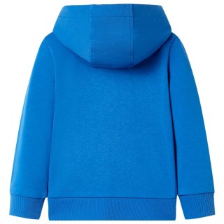 Bluza dziecięca z kapturem i suwakiem, niebieska, 92 Lumarko!