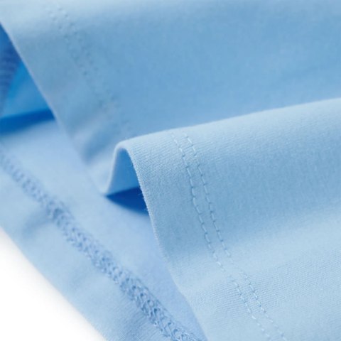 Koszulka dziecięca, z falbankami, jasnoniebieska, 116 Lumarko! #