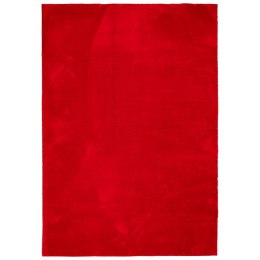 Dywan HUARTE z krótkim włosiem, czerwony, 120x170 cm Lumarko!
