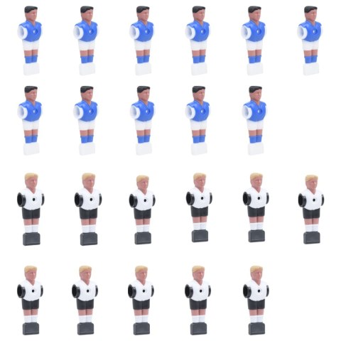 Figurki do gry w piłkarzyki, na drążek 15,9 mm, 22 sztuki Lumarko!