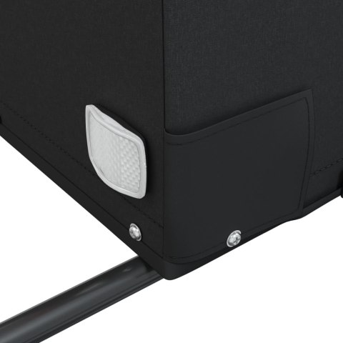 Przyczepka rowerowa, czarno-pomarańczowa, 30 kg, żelazo Lumarko!