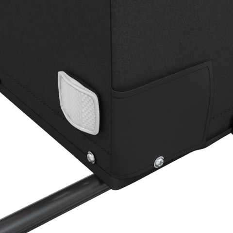 Przyczepka rowerowa, czarno-żółta, 30 kg, żelazo Lumarko!