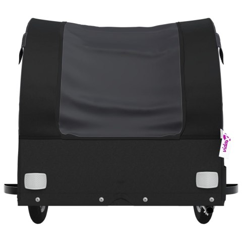 Przyczepka rowerowa dla zwierząt, czarna, 30 kg, żelazo Lumarko!