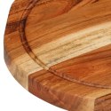 Deska do krojenia, Ø30x2,5 cm, lite drewno akacjowe Lumarko!