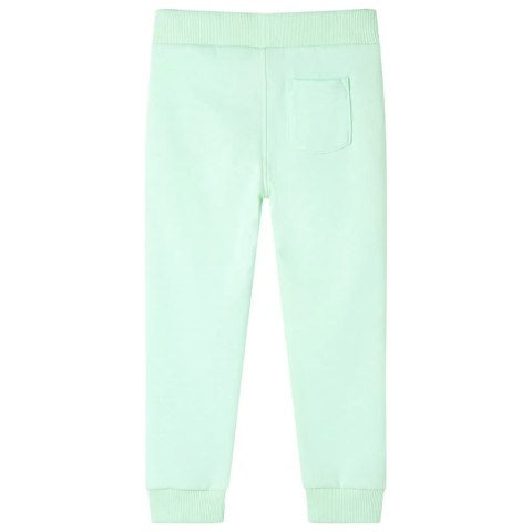 Dziecięce spodnie dresowe, jasnozielone, 116 Lumarko!