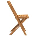 Składane krzesła bistro, 6 szt., lite drewno akacjowe Lumarko!