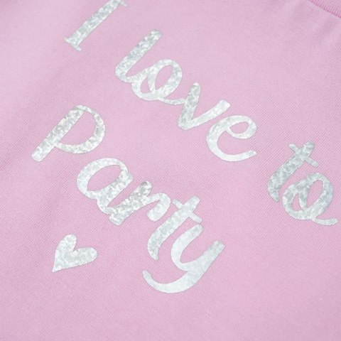 Koszulka dziecięca, z falbankami, liliowa, 92 Lumarko! #