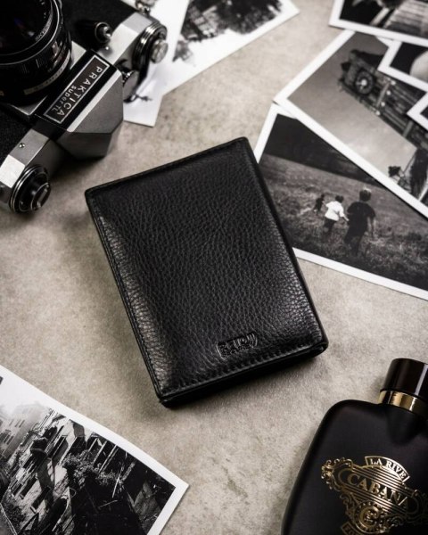 Zestaw prezentowy: skórzany portfel męski i brelok - Peterson Lumarko!