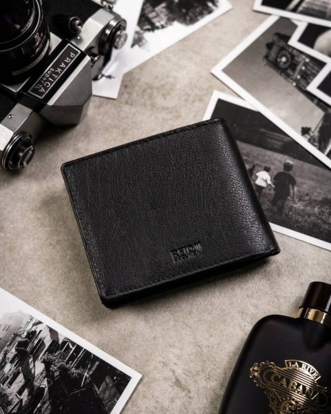 Zestaw prezentowy: skórzany portfel męski i brelok - Peterson Lumarko!