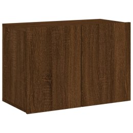 Ścienna szafka TV, brązowy dąb, 60x30x41 cm Lumarko!