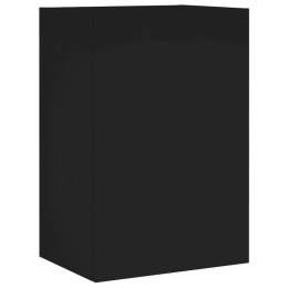 Ścienna szafka TV, czarna, 40,5x30x60 cm Lumarko!