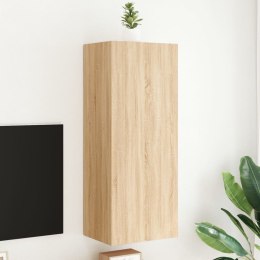 Ścienna szafka TV, dąb sonoma, 40,5x30x102 cm Lumarko!