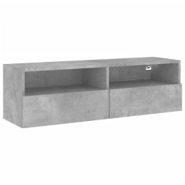 Ścienna szafka TV, szarość betonu, 100x30x30 cm Lumarko!