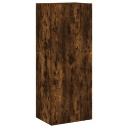 Ścienna szafka TV, przydymiony dąb, 40,5x30x102 cm Lumarko!