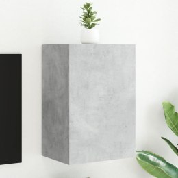 Ścienna szafka TV, szarość betonu, 40,5x30x60 cm Lumarko!