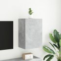 Ścienna szafka TV, szarość betonu, 40,5x30x60 cm Lumarko!