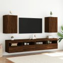 Ścienna szafka TV, brązowy dąb, 40,5x30x60 cm Lumarko!