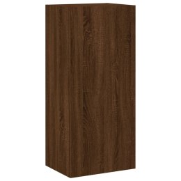 Ścienna szafka TV, brązowy dąb, 40,5x30x90 cm Lumarko!