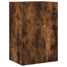 Ścienna szafka TV, przydymiony dąb, 40,5x30x60 cm Lumarko!