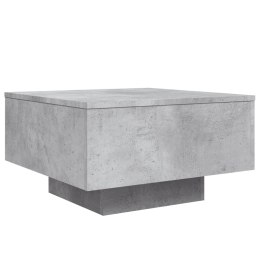 Stolik kawowy, szarość betonu, 55x55x31 cm Lumarko!