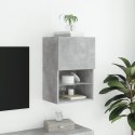 Szafka TV z LED, szarość betonu, 40,5x30x60 cm Lumarko!