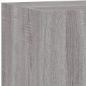 Ścienna szafka TV z LED, szary dąb sonoma, 80x35x31 cm Lumarko!