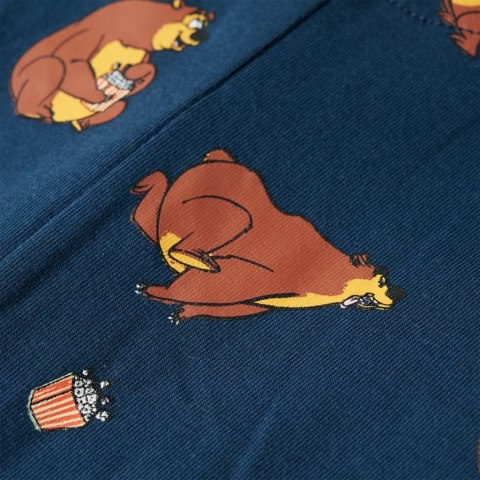 Dziecięca piżama jasnoczęściowa, dżinsowy niebieski, 92 Lumarko!