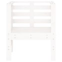 Krzesła ogrodowe, 2 szt., białe, 61,5x53x71 cm, drewno sosnowe Lumarko!