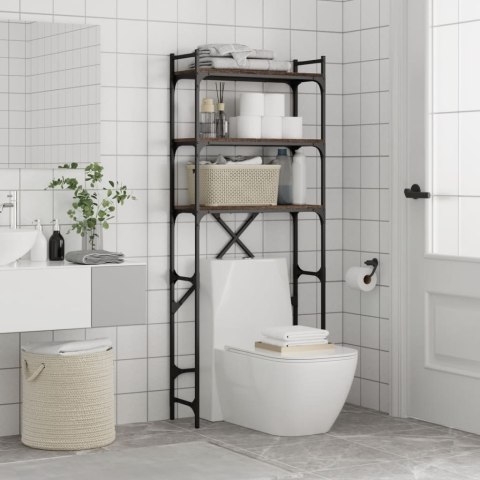 Regał nad pralkę, brązowy dąb, 67x25x163 cm Lumarko!