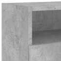5-częściowy zestaw mebli TV, szarość betonu, materiał drewnopochodny Lumarko!