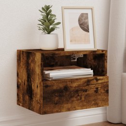 Ścienna szafka TV, przydymiony dąb, 40x30x30 cm Lumarko!