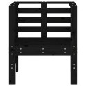 Krzesła ogrodowe, 2 szt., czarne, 61,5x53x71 cm, drewno sosnowe Lumarko!