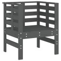 Krzesła ogrodowe, 2 szt., szare, 61,5x53x71 cm, drewno sosnowe Lumarko!