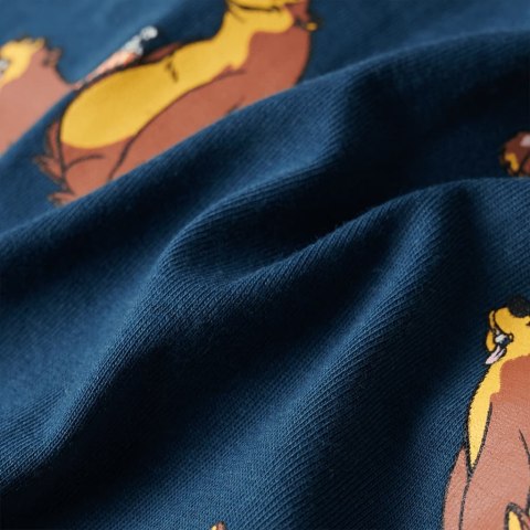 Dziecięca piżama jasnoczęściowa, dżinsowy niebieski, 104 Lumarko!