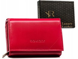 Skórzany kompaktowy portfel damski - Rovicky Lumarko!