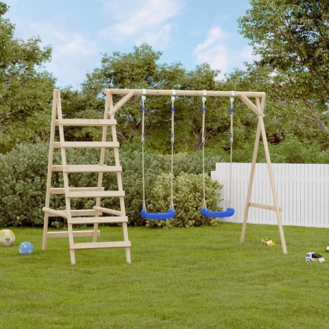 Siedziska huśtawek z linami, 2 szt., niebieskie, 38x16 cm, PE Lumarko!