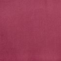 Sofa 2-osobowa, winna czerwień, 140 cm, tapicerowana aksamitem Lumarko!