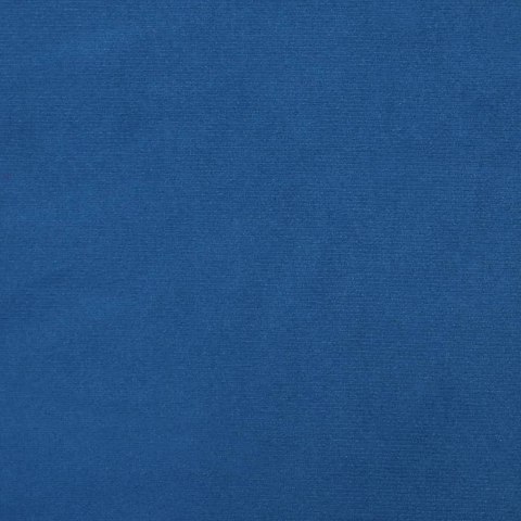 Fotel bujany, niebieski, tapicerowany aksamitem Lumarko!