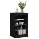 Szafka z oświetleniem LED, czarna, 41x37x67 cm Lumarko!