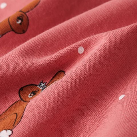 Kombinezon dziecięcy z kapturem, brudny róż, 116 Lumarko!