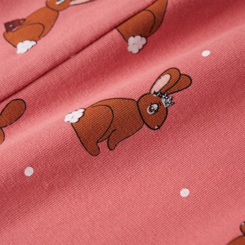 Kombinezon dziecięcy z kapturem, brudny róż, 92 Lumarko!